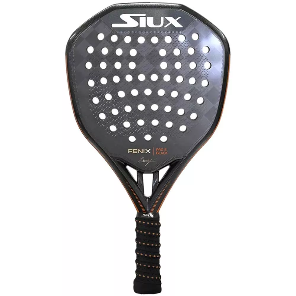 Padel racket Siux Fenix Pro 5 Black Edition Augsburger