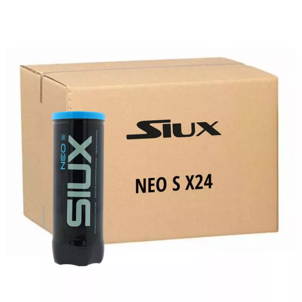 Doos met 24 tubes met 3 Siux Neo S-ballen