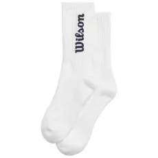 Wilson Crew Logo sokken wit / marineblauw