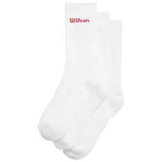 Wilson Crew Logo sokken 3-pack wit