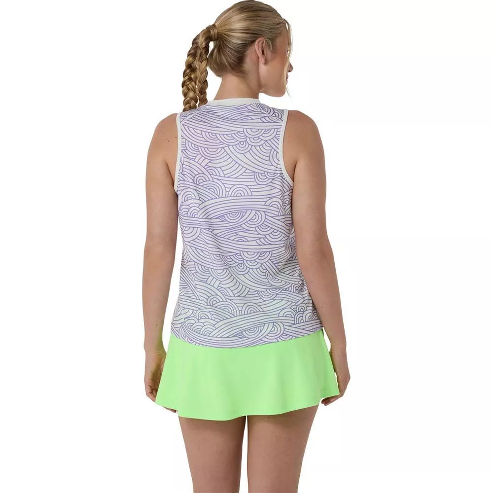 Asics Padel Court All Over tanktop cr&egrave;me / paars