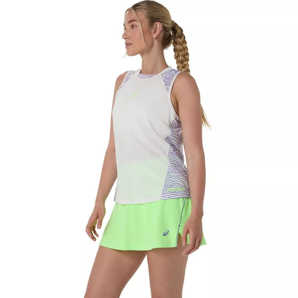 Asics Padel Court All Over tanktop cr&egrave;me / paars
