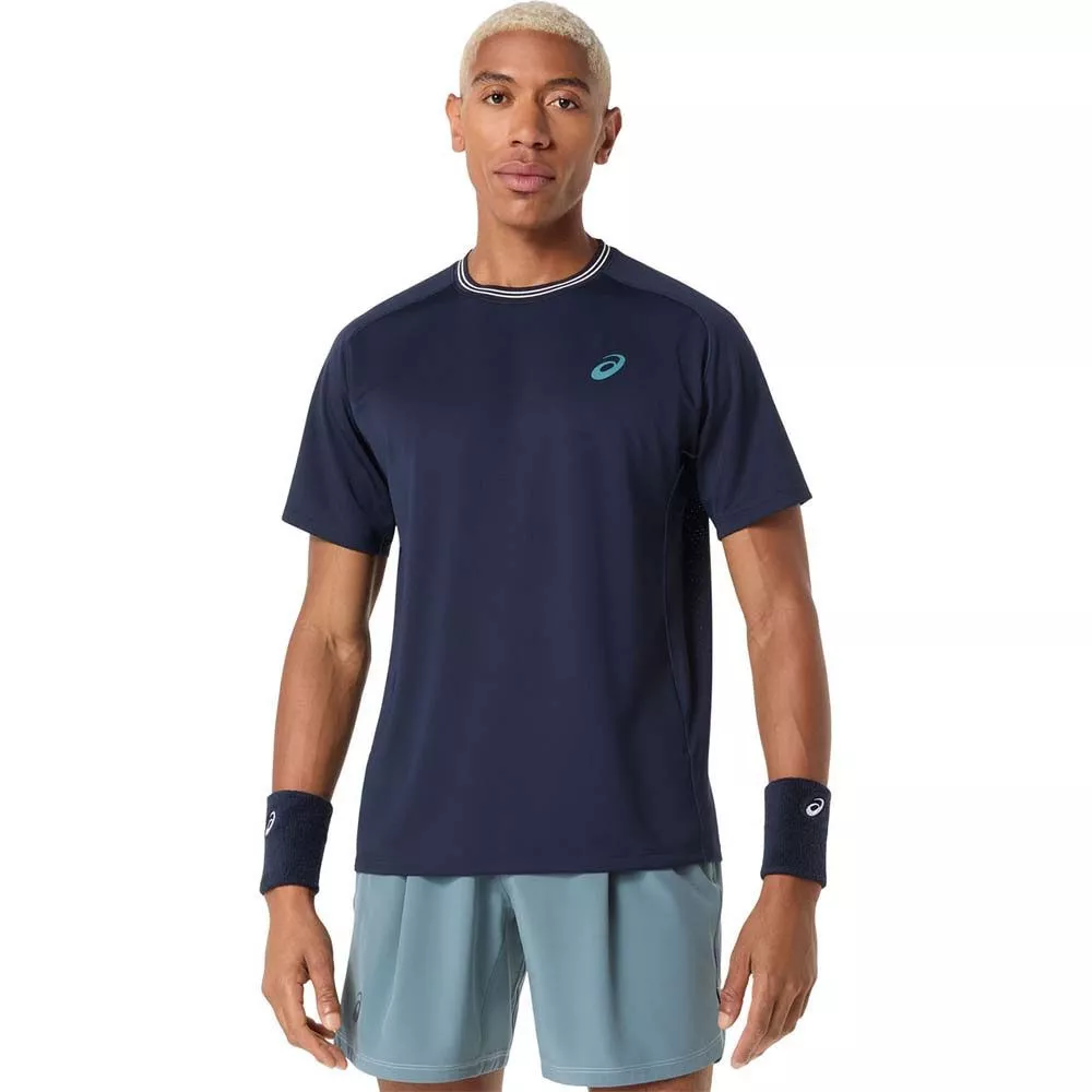 Asics Game SS T-shirt marineblauw