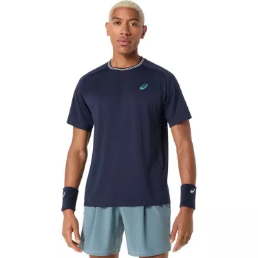 Asics Game SS T-shirt marineblauw