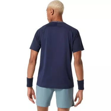 Asics Game SS T-shirt marineblauw