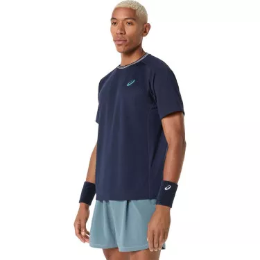 Asics Game SS T-shirt marineblauw
