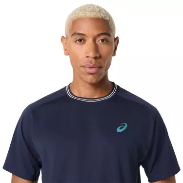 Asics Game SS T-shirt marineblauw