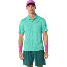 Asics Match Jacquard SS polo groen