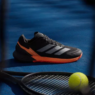 Adidas Defiant Speed 2 tennisschoenen zwart / oranje