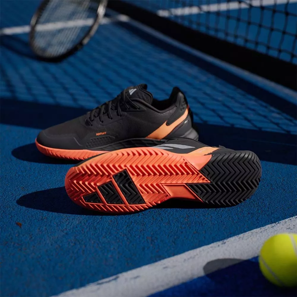 Adidas Defiant Speed 2 tennisschoenen zwart / oranje