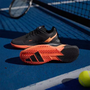 Adidas Defiant Speed 2 tennisschoenen zwart / oranje