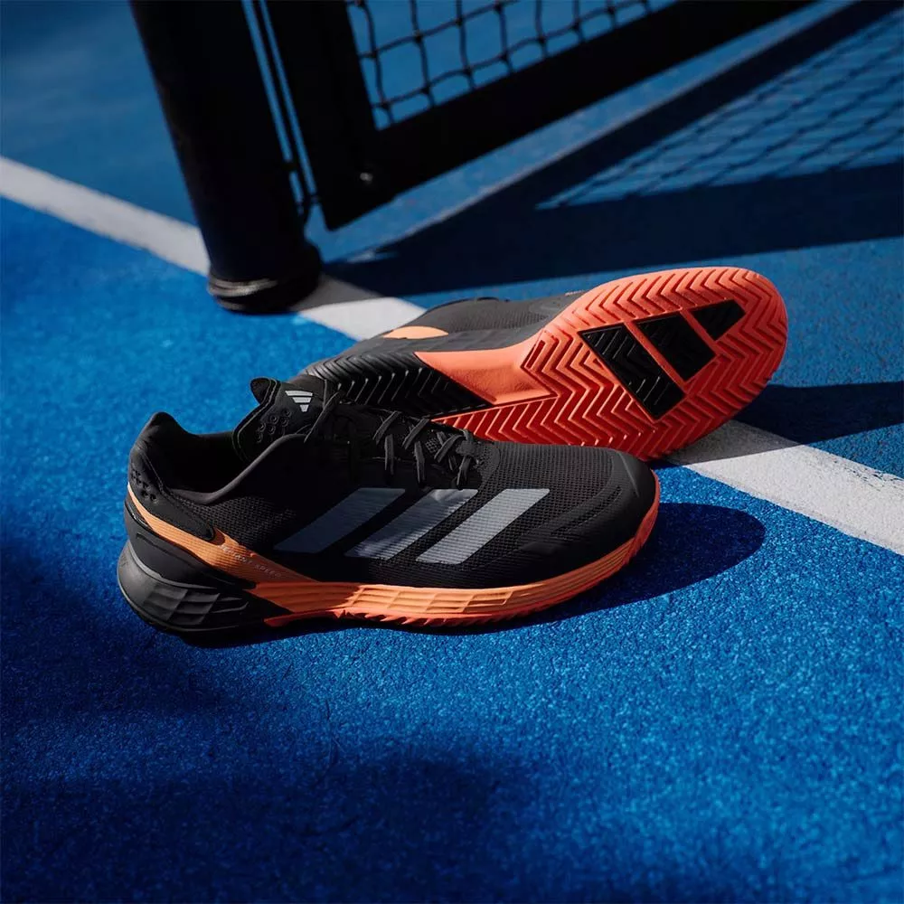 Adidas Defiant Speed 2 tennisschoenen zwart / oranje