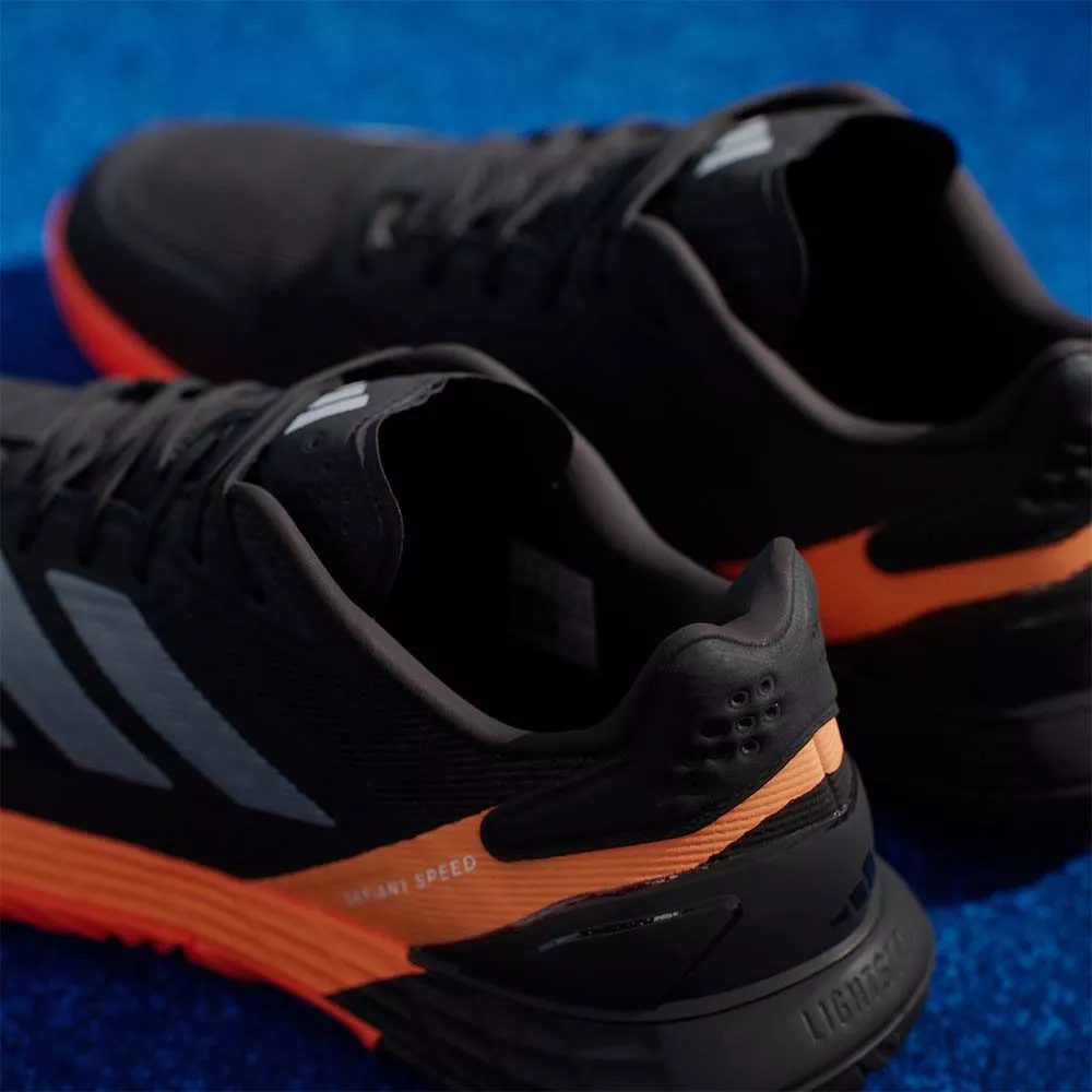 Adidas Defiant Speed 2 tennisschoenen zwart / oranje
