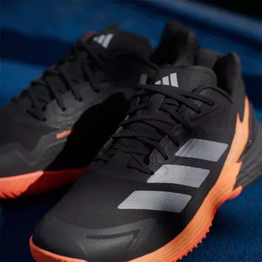 Adidas Defiant Speed 2 tennisschoenen zwart / oranje