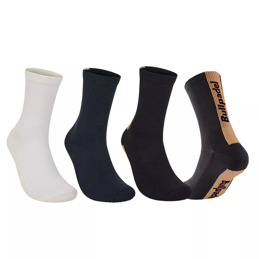 Bullpadel BP265 Sokken Zwart / Donkerblauw / Wit (3 paar)