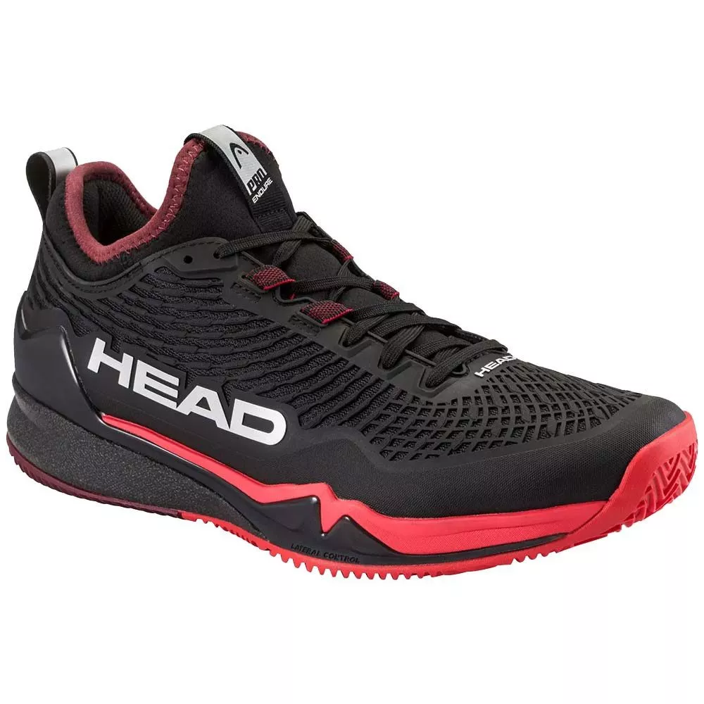 Head Endure Pro tennisschoenen gravel zwart / rood