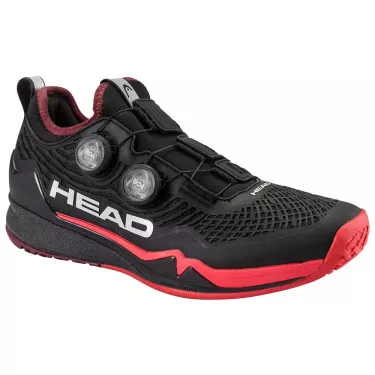 Head Endure Pro BOA tennisschoenen zwart / rood