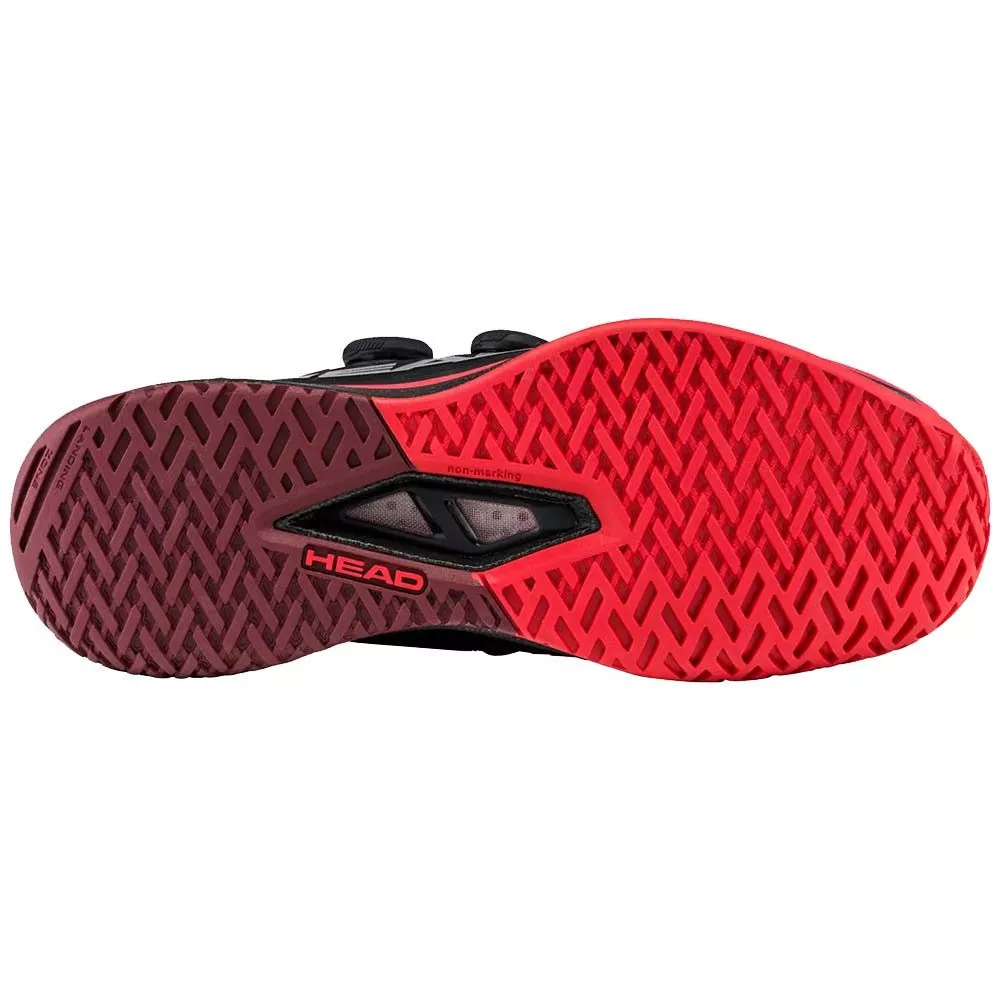 Head Endure Pro BOA tennisschoenen zwart / rood
