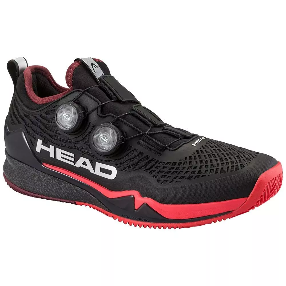 Head Endure Pro BOA tennisschoenen gravel zwart / rood