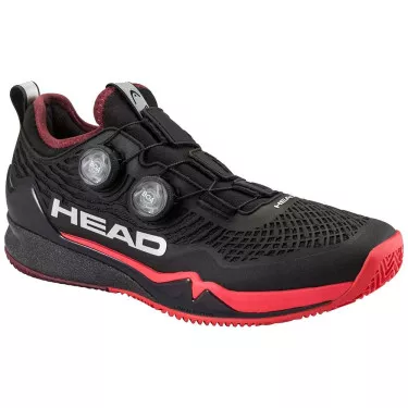 Head Endure Pro BOA tennisschoenen gravel zwart / rood