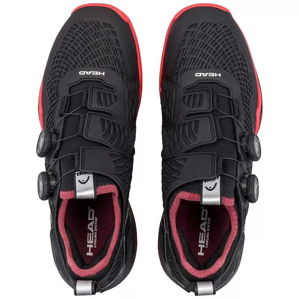 Head Endure Pro BOA tennisschoenen gravel zwart / rood
