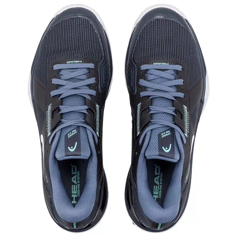 Head Sprint Pro 4.0 tennisschoenen zwart / blauw
