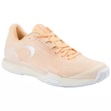 Head Sprint Pro 4.0 tennisschoenen gravel dames perzik / wit
