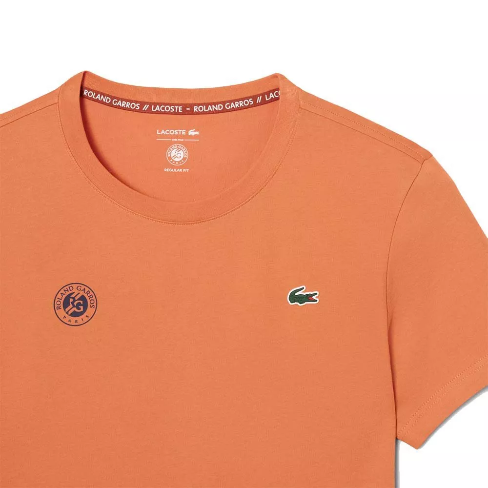 Lacoste Tennis Roland Garros T-shirt oranje