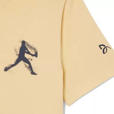 Lacoste Tennis x Novak Djokovic pack T-shirt + pet geel