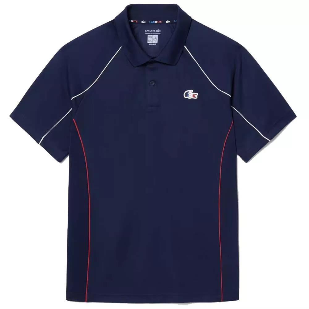 Lacoste &Eacute;quipe de France de Tennis polo marineblauw