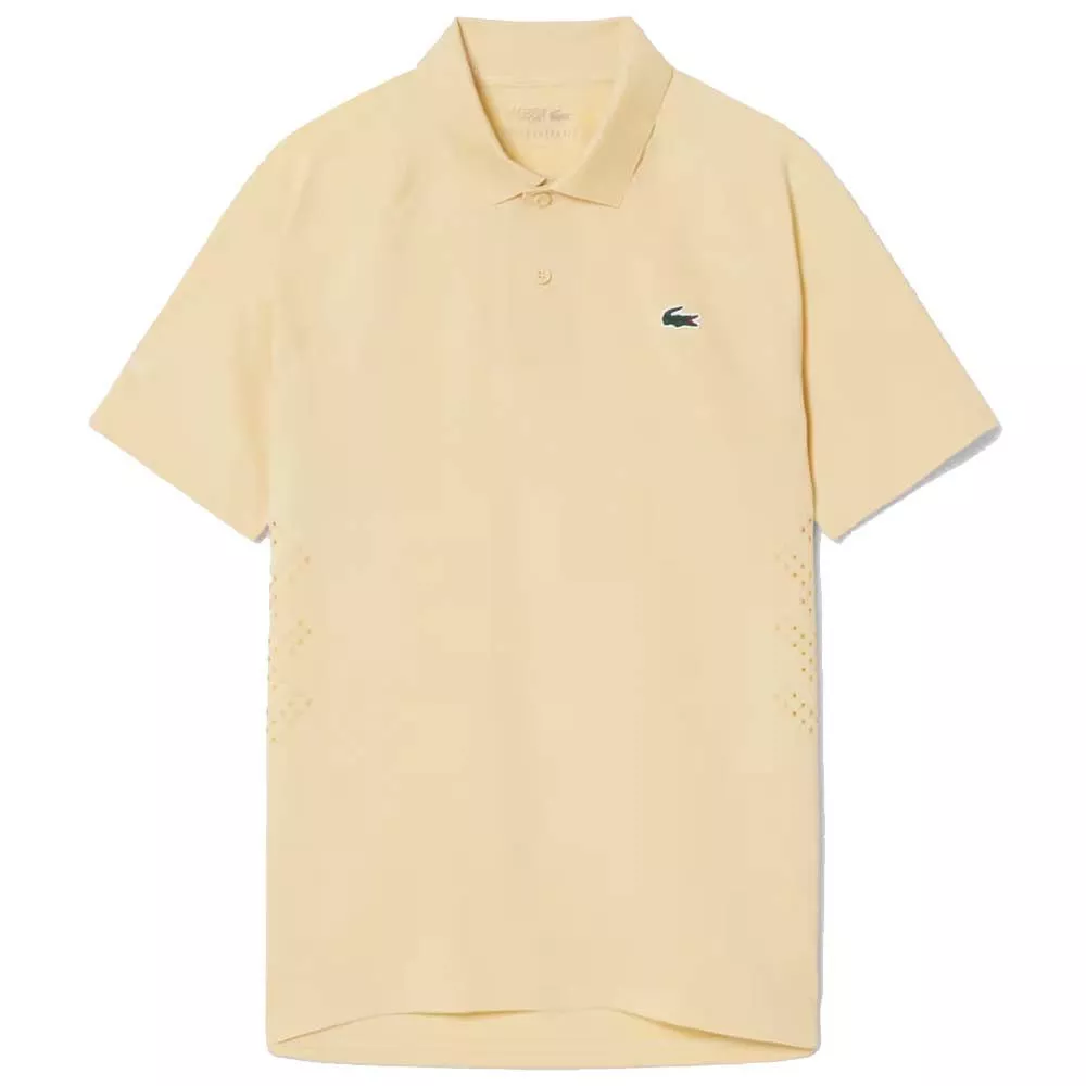 Lacoste Tennis Novak Djokovic On Court polo geel