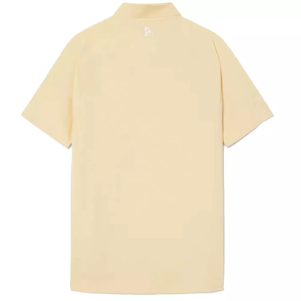 Lacoste Tennis Novak Djokovic On Court polo geel