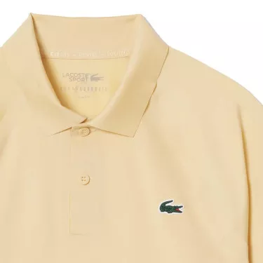 Lacoste Tennis Novak Djokovic On Court polo geel
