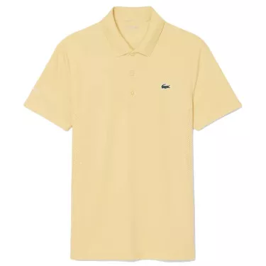 Lacoste Tennis Novak Djokovic polo geel