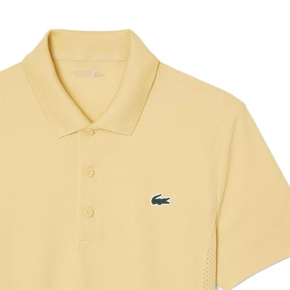 Lacoste Tennis Novak Djokovic polo geel