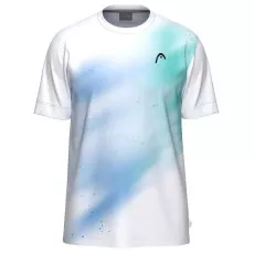 Head TopSpin T-shirt junior wit / turquoise