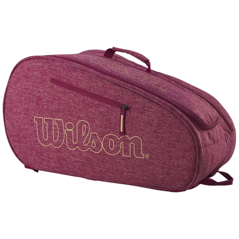 Wilson Team Padel padeltas rood gem&ecirc;leerd