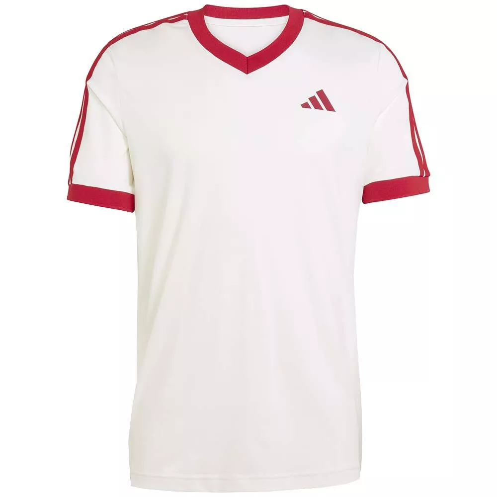 Adidas Tennis Classics T-shirt wit / rood