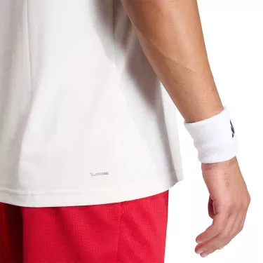 Adidas Tennis Classics T-shirt wit / rood