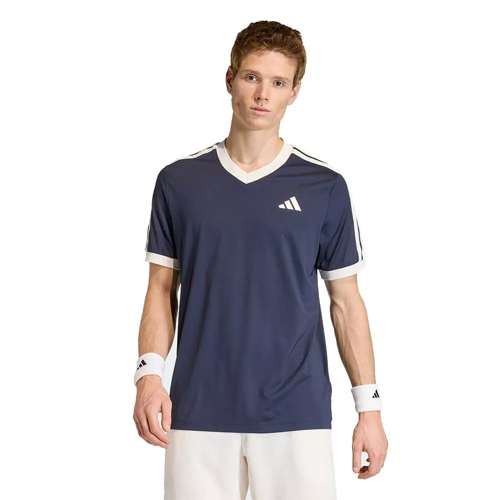 Adidas Tennis Classics T-shirt marineblauw