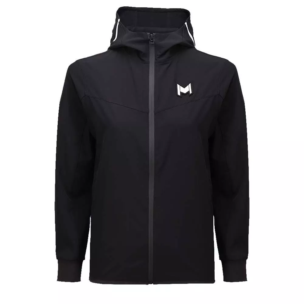Mouratoglou jas met capuchon jongens zwart