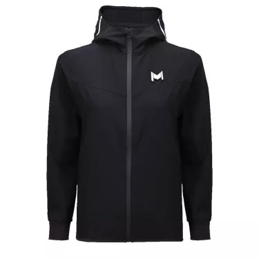 Mouratoglou jas met capuchon jongens zwart