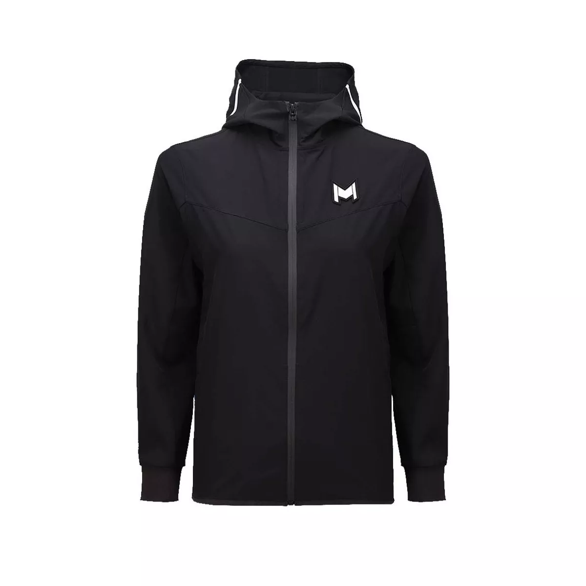 Mouratoglou jas met capuchon jongens zwart