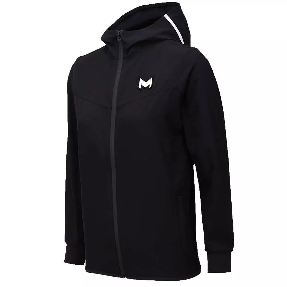 Mouratoglou jas met capuchon jongens zwart