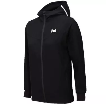 Mouratoglou jas met capuchon jongens zwart