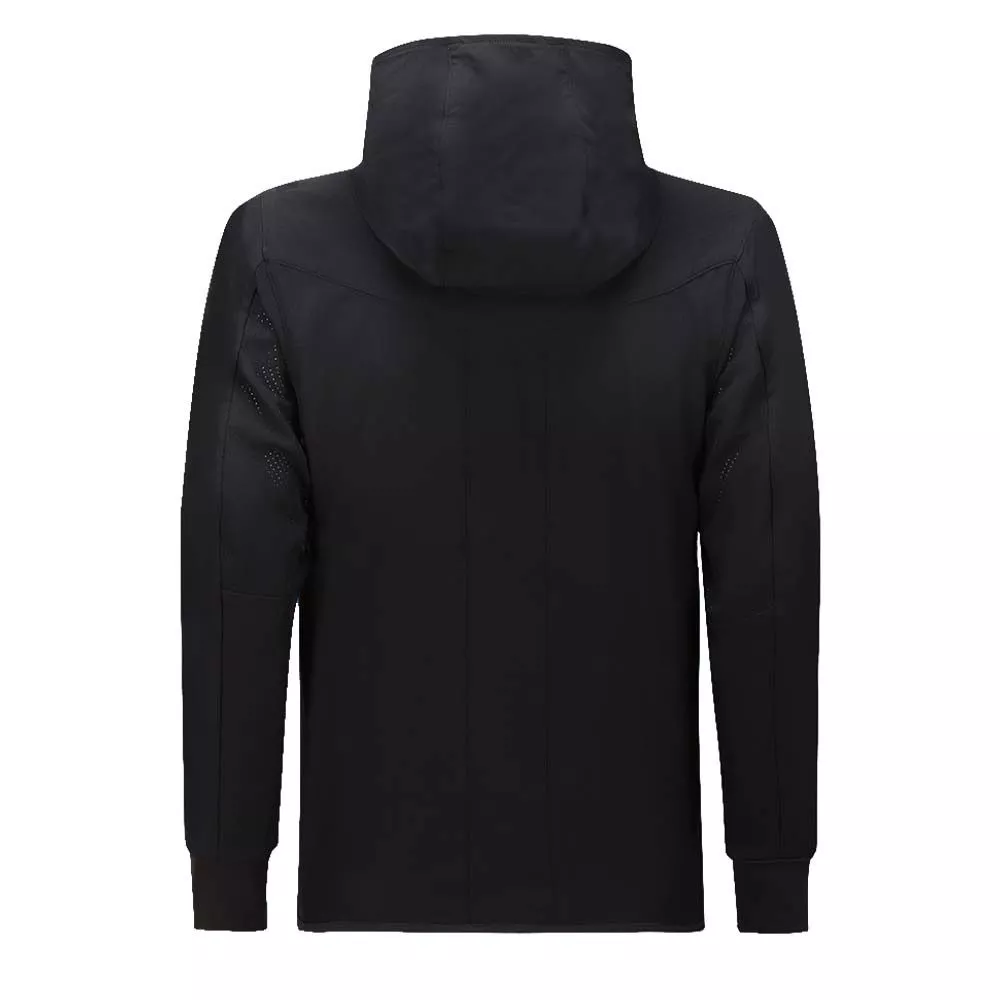 Mouratoglou jas met capuchon jongens zwart
