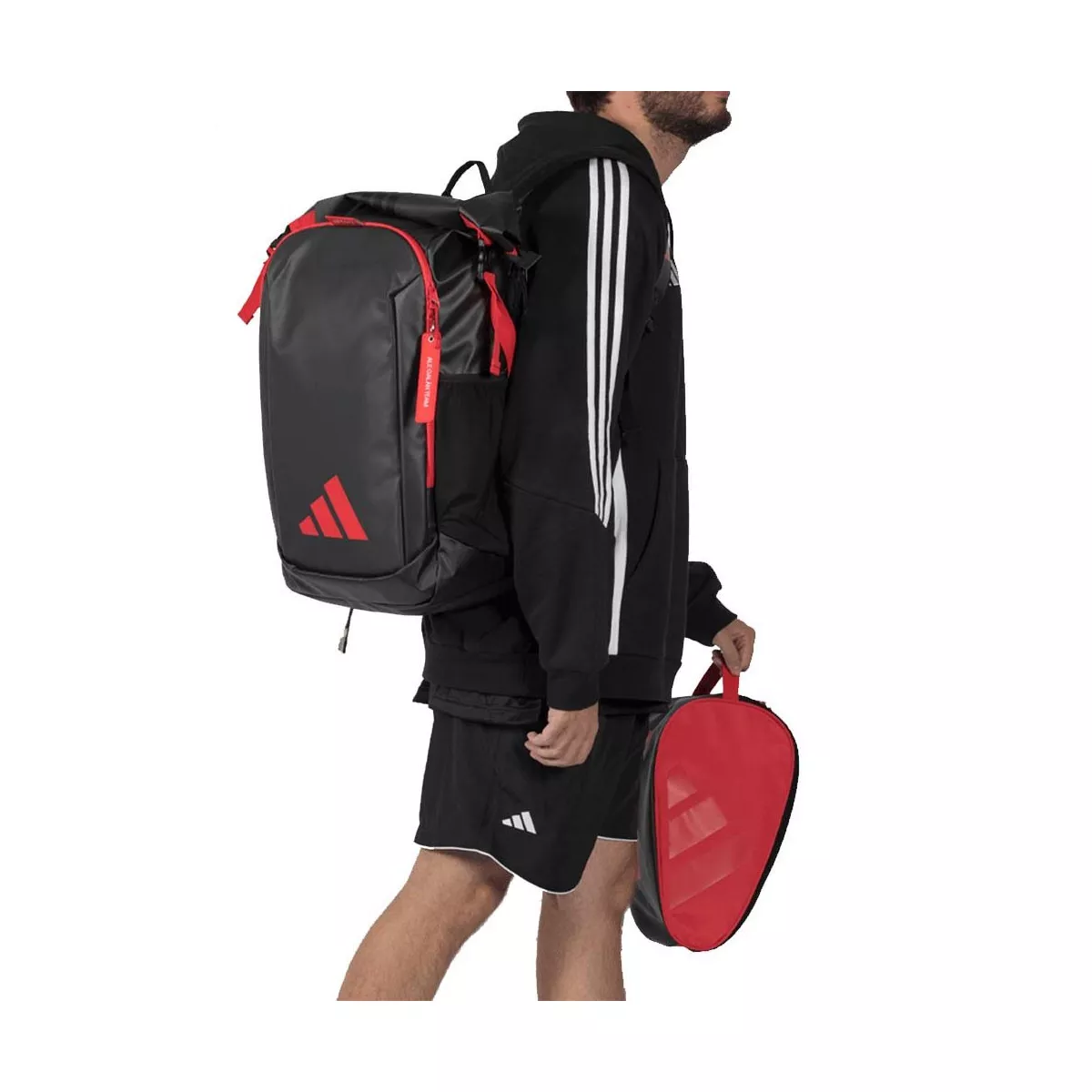Adidas Multigame 2026 Ale Gal&aacute;n rugzak zwart / rood