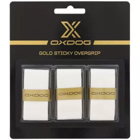 Oxdog Gold Sticky Overgrips Wit x 3
