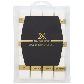Oxdog Gold Sticky overgrips wit x12