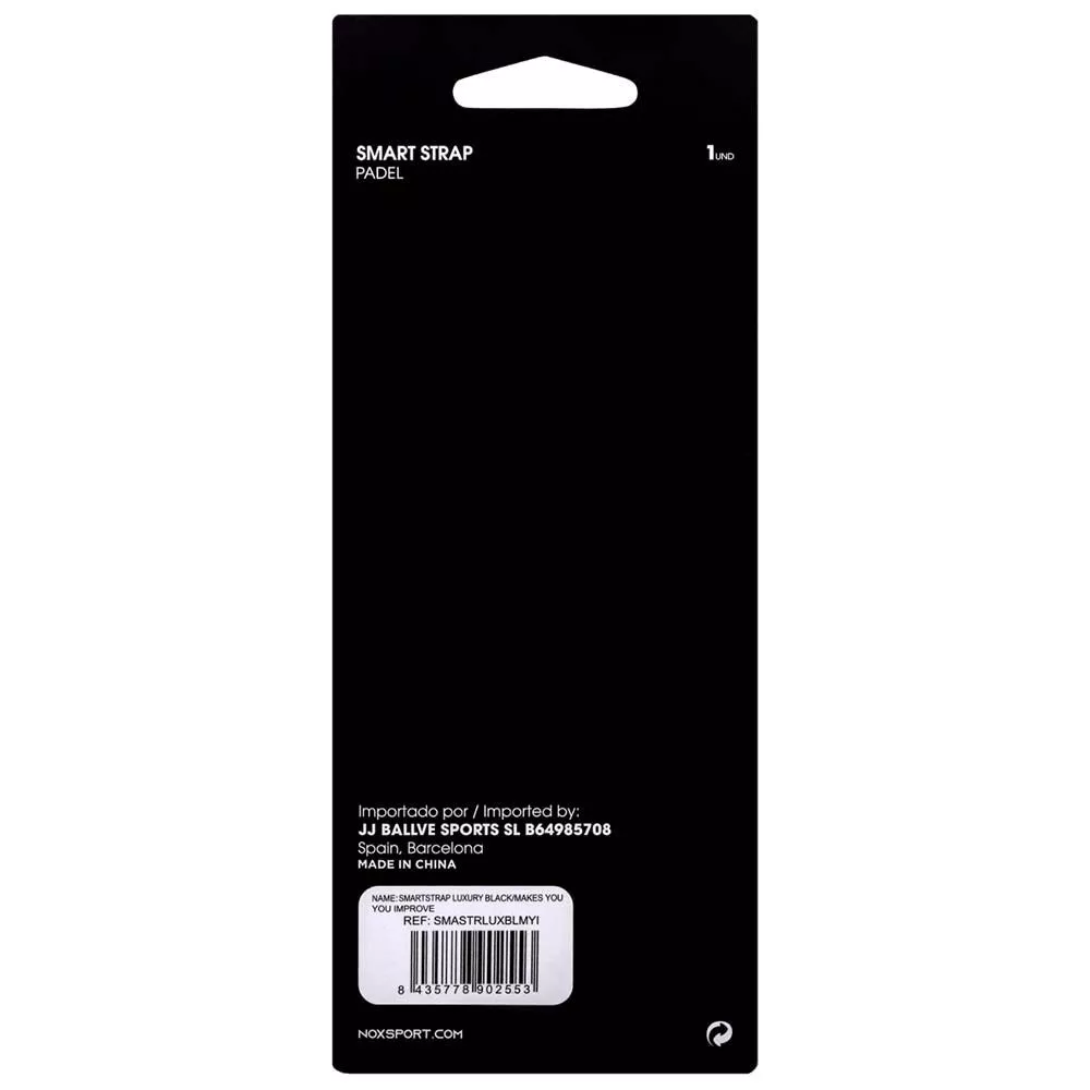 Nox SmartStrap Luxury polskoord zwart